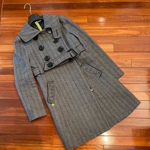 Soia & Kyo Wool Herringbone Coat Sz S